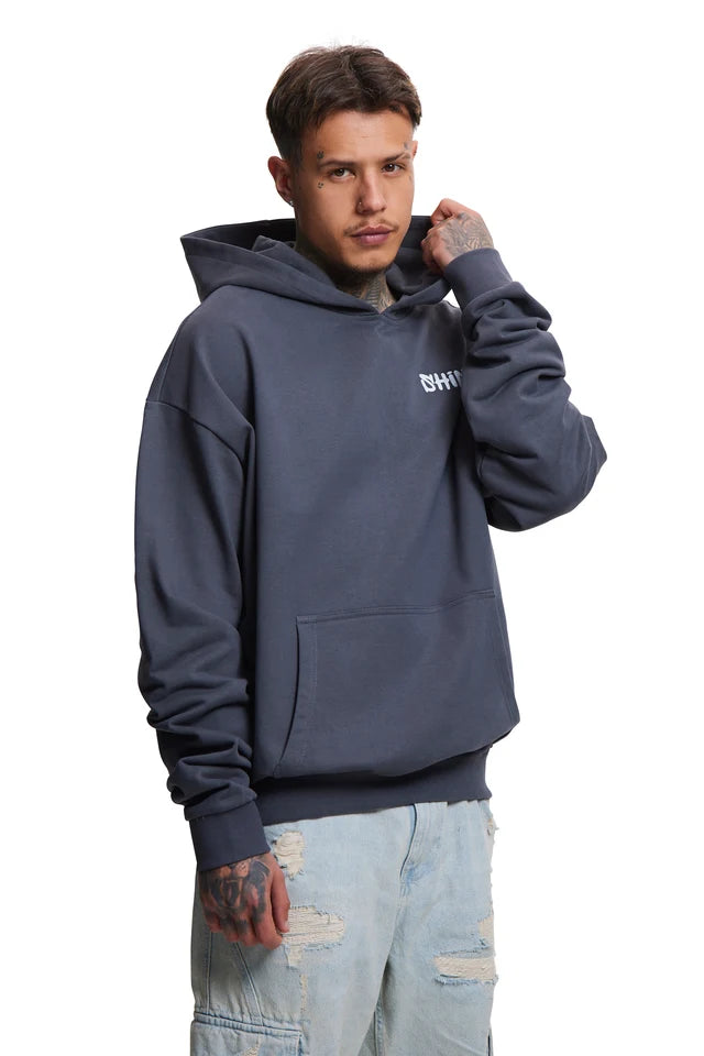 Sweat à capuche gris foncé Shinobi