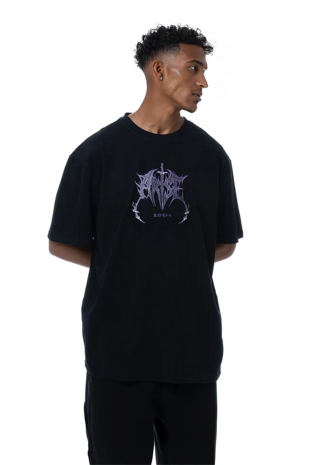 T-shirt noir Arise